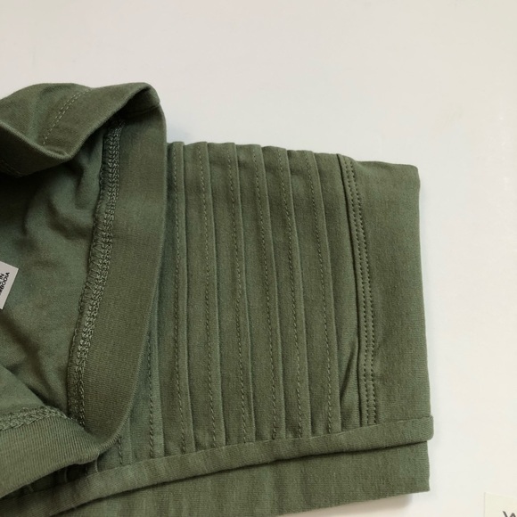 Last size Large! Cotton Moto Leggings Green - Picture 6 of 6